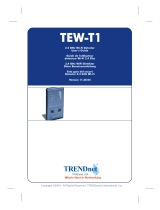 Trendnet TEW-T1 Quick Installation Guide
