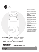 In-Sink-Erator BADGER 1 Manual de usuario