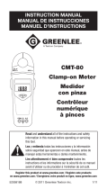 Greenlee CMT-80 Electrical Tester with Diode Test Manual de usuario
