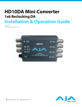 AJA HD10DA Installation and Operation Guide