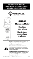 Greenlee CMT-90 Manual de usuario