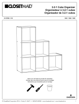 ClosetMaid 3-2-1 Cube Organizer Guía de instalación