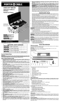 Porter-Cable 59381 Manual de usuario