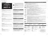Olympus MACF-10 Instruction manual El manual del propietario
