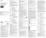 Mode d'Emploi Sony Série FDR X3000 Manual de usuario
