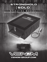 VENOM  Stronghold Solo Fireproof Charge Box El manual del propietario