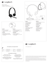 Logitech USB Headset H340 Guía de inicio rápido