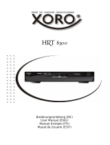 Xoro HRT 8300 El manual del propietario