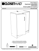 ClosetMaid 2 Door Organizer Manual de usuario