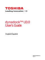 Toshiba PA3927U-1PRP dynadock U3.0 Guía del usuario