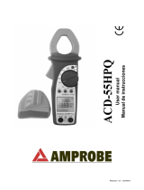 Amprobe ACD-55HPQ Clamp-Meter Manual de usuario