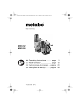 Metabo MAG 32 Instrucciones de operación