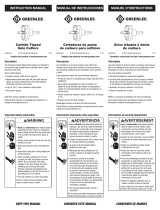 Greenlee 625, 635 Carbide Tipped Hole Cutters Manual de usuario