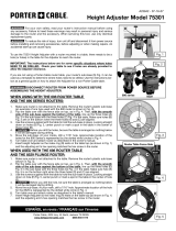 Porter Cable 75301 Manual de usuario