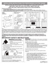 Appliances Connection Picks  FCRC3012AW  Guía de instalación