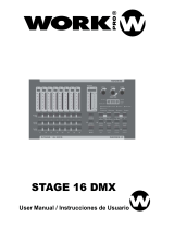 Work-pro STAGE 16 DMX Manual de usuario