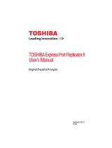 Toshiba Express Port Replicator II Manual de usuario