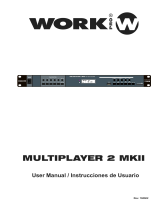 Work Pro MULTIPLAYER 2 MKII Manual de usuario