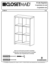 ClosetMaid 6-cube Organizer Guía de instalación