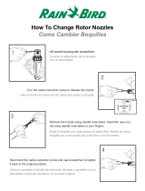 Rain Bird Rotor Nozzle Tree Instrucciones de operación