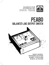 Palmer PEABO Switcher Manual de usuario