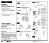 Lutron SC-3PS-SW Manual de usuario
