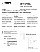 Legrand CCWB Series Wall Boxes Guía de instalación