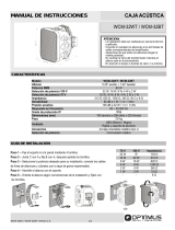 Optimus WCM-32WT Manual de usuario