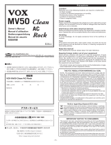 Vox MV50 El manual del propietario