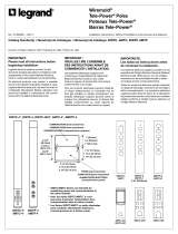 Wiremold 25DTP-4ACTDG Guía de instalación