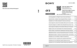 Sony Série ILCE-9 Manual de usuario