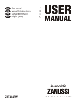 Zanussi ZRT344FW Manual de usuario