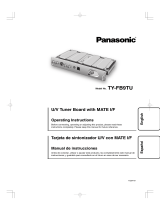 Panasonic TY-FB9TU Manual de usuario