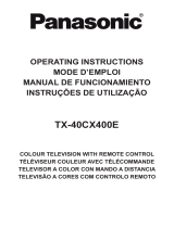 Panasonic TX48CX400E & TX-48CX400E Manual de usuario