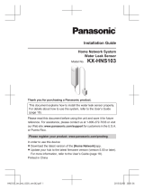 Panasonic KXHNS103 Instrucciones de operación
