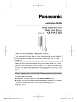 Panasonic KXHNS103 Instrucciones de operación