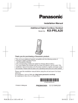 Panasonic KXPRLA20 Instrucciones de operación