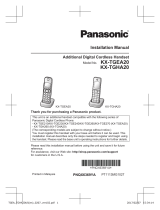 Panasonic KXTGHA20 Instrucciones de operación