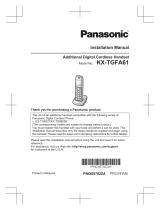 Panasonic Additional Digital Cordless Handset Manual de usuario