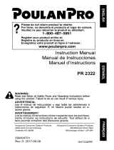 Poulan Pro PR 2322 El manual del propietario
