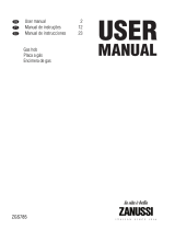 Zanussi ZGS785TX Manual de usuario
