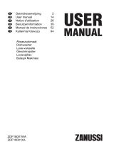 Zanussi ZDF18001WA Manual de usuario