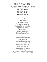 AEG FOENPROFESSION1800 Manual de usuario