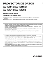 Casio XJ-M140, XJ-M145, XJ-M150, XJ-M155, XJ-M240, XJ-M245, XJ-M250, XJ-M255 (Serial Number: A9****) XJ-M145/M155/M245/M255 Guía de funciones USB