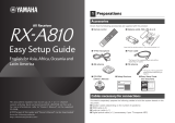 Yamaha RX-A810 Guía de instalación