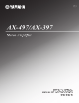Yamaha AX-397 El manual del propietario