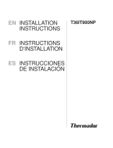 Thermador T36IT900NP Guía de instalación