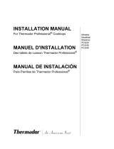 Thermador PCG364NL Guía de instalación
