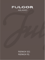 Fulgor Milano F6PDW24SS1 Manual de usuario