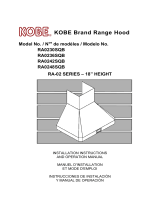 Kobe RA0242SQB Manual de usuario
